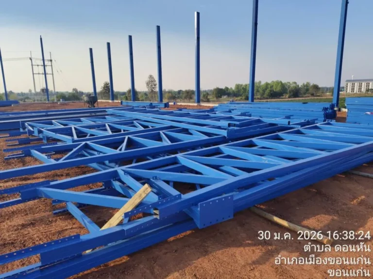 การสร้างโรงงานและโกดังเหล็กที่รวดเร็วและได้มาตรฐาน